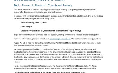 Speaker Event: ECONOMIC RACISM IN CHURCH AND SOCIETY